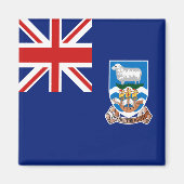Falklandeilanden Flag Magnet (Voorkant)