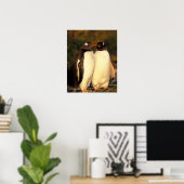 Falklandeilanden. Gento Penguins. (Pyroscelis Poster (Thuiskantoor)