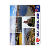Falklandeilanden - Ik hou van - Magneet (Verticaal)