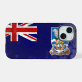Falklandeilanden iPhone 15 Case (Achterkant horizontaal)
