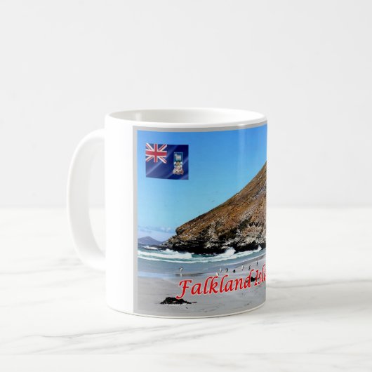 Falklandeilanden - koffiemok (Voorkant links)