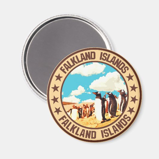 Falklandeilanden Magneet (Voorkant / Achterkant)