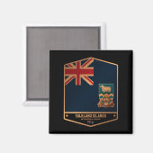 Falklandeilanden Magneet (Voorkant / Achterkant)