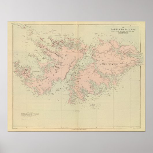 Falklandeilanden Poster (Voorkant)