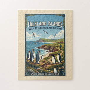 Falklandeilanden Reisposter Legpuzzel