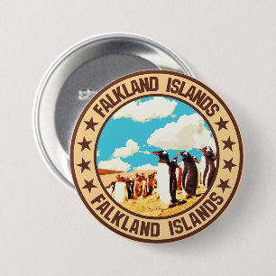 Falklandeilanden Ronde Button 7,6 Cm