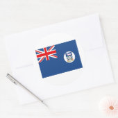 Falklandeilanden Ronde Sticker (Envelop)