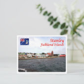 Falklandeilanden - Stanley - Briefkaart (Staand voorkant)