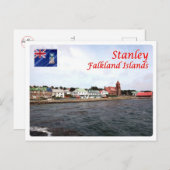 Falklandeilanden - Stanley - Briefkaart (Voorkant / Achterkant)
