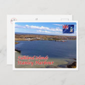 Falklandeilanden - Stanley Harbour - Briefkaart (Voorkant / Achterkant)