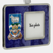 Falklandeilanden Verzilverd Omlijst Ornament (Rechts)
