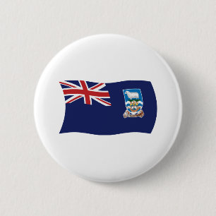 Falklandeilanden Vlag Knop Ronde Button 5,7 Cm