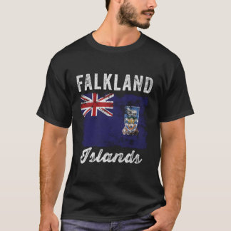 Falklandeilanden Vlag noodlijdend - Falklandeiland T-shirt