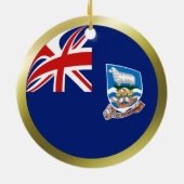 Falklandeilanden Vlag Ornament (Achterkant)