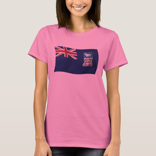 Falklandeilanden Vlag T-shirt (Voorkant)