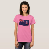 Falklandeilanden Vlag T-shirt (Voorkant volledig)