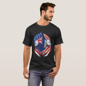 Falklandeilanden vlag trots op mijn Falklandeiland T-shirt (Voorkant volledig)