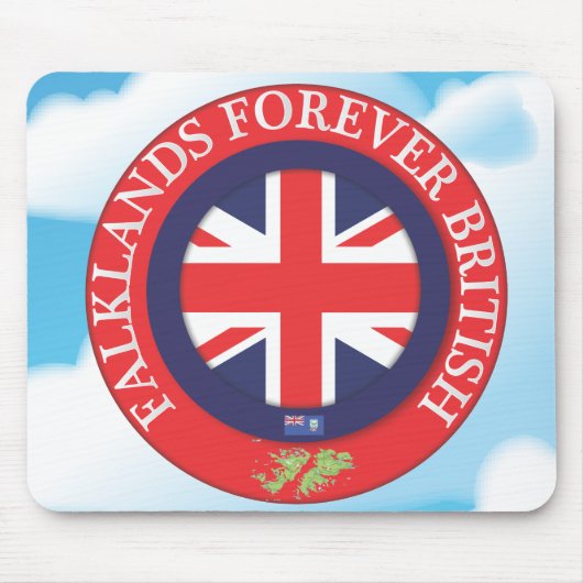 Falklandeilanden voor altijd Brits Muismat (Voorkant)