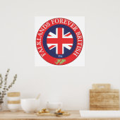 Falklandeilanden voor altijd Brits Poster (Keuken)