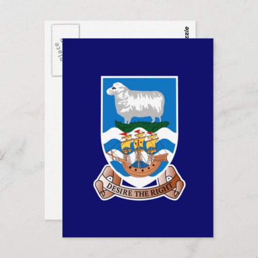 falklands briefkaart (Voorkant / Achterkant)