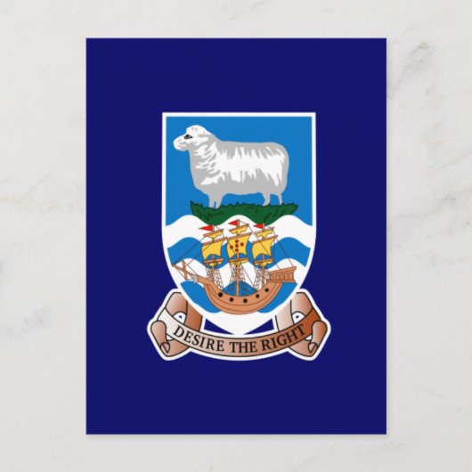 falklands briefkaart (Voorkant)