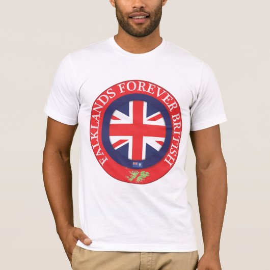 Falklands Forever British T-shirt (Voorkant)