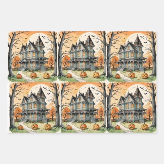 Fall All Occasions, Autumn Sunflower, Fall Pumpkin Inpakpapier Vel (Voorkant)