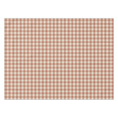Fall Amaro op Panna Cotta Gingham - ruitpatroon. Tafelkleed (Voorkant (Horizontaal))