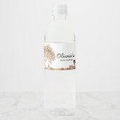 Fall Apple of our Eyes Baby Shower Waterfles Etiket (Voorkant)