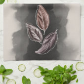 Fall Atumn Leaves Mid century Modern Theedoek (Gevouwen)