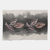 Fall Atumn Leaves Mid century Modern Theedoek (Horizontaal)