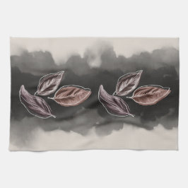 Fall Atumn Leaves Mid century Modern Theedoek