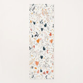 Fall/Autumn Gingham pattern Yoga Mat: Floral Yoga Yogamat (Voorkant)