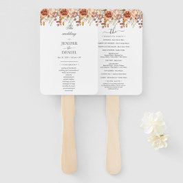 Fall Autumn Leaves Rustic Country Boho Wedding Handwaaier