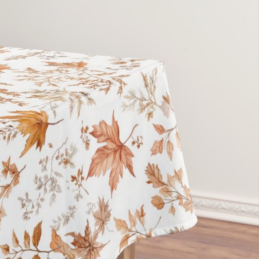 Fall Autumn Leaves Table Cloth Thanksgiving Decor Tafelkleed (Voorbeeld)