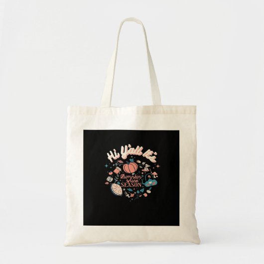 Fall Autumn Season Collection Y’all It’s Pumpkin S Tote Bag (Voorkant)