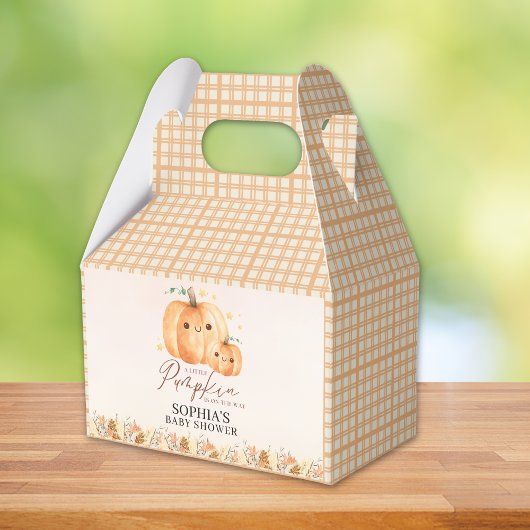 Fall Baby Shower Favor - "A Little Pumpkin Bedankdoosjes