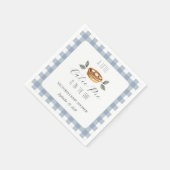 Fall Baby Shower Napkins, Little Cutie Pie Napkins Servet (Hoek)