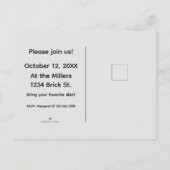 Fall Block Party Neighborhood Gathering Uitnodiging Briefkaart (Achterkant)