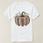 Fall Book Pumpkin, Cozy Autumn Reading T-shirt (Design voorkant)