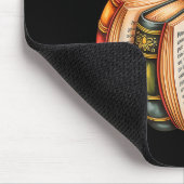 Fall Book Pumpkin Fall Librarians Bookworm Teacher Muismat (Hoek)