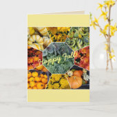 FALL BOUNTY - GREETING CARD KAART (Gele Bloem)