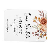Fall Bouquet Save the date Magneet (Horizontaal)