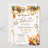 Fall Bow Coquette s'more to love baby shower Kaart (Voorkant)