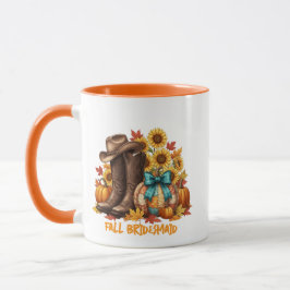 Fall Bridesmaid Coffee Cup Gift  Mok