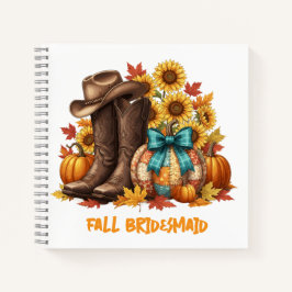 Fall Bridesmaid Journal Gift Notitieboek