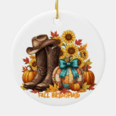 Fall Bridesmaid Ornament (Achterkant)