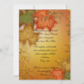 Fall bruiloft Uitnodiging (Achterkant)