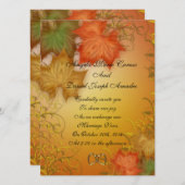 Fall bruiloft Uitnodiging (Voorkant / Achterkant)