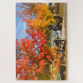 Fall by the Lake 1000 Piece Puzzle Legpuzzel